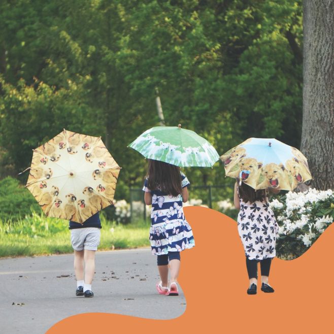 ☔️ Jesenný dážď? Žiadny problém! Keď sa obloha zatiahne, nie je dôvod strácať štýl. S našimi dáždnikmi, čižmami a pončmi...