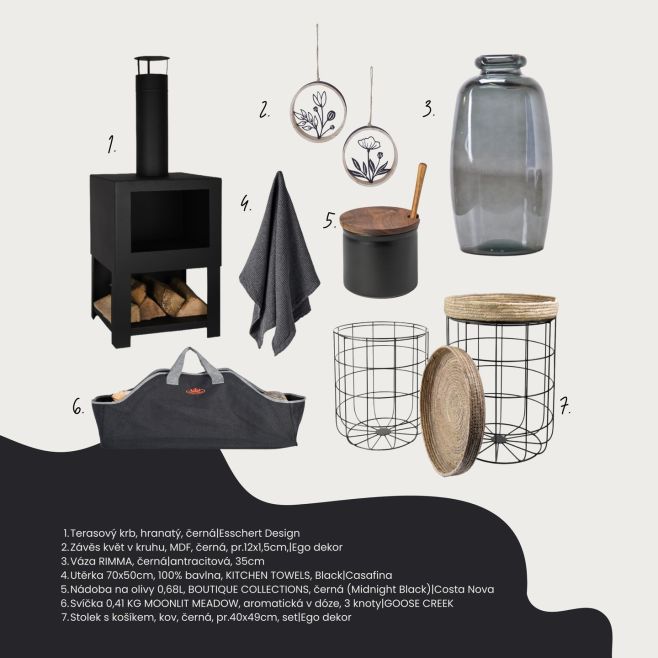 🖤 Uhelně černá — elegance, která nikdy nevyjde z módy Temná, sebevědomá a dokonale nadčasová. 🖤 Skvěle ladí s dřevem,...